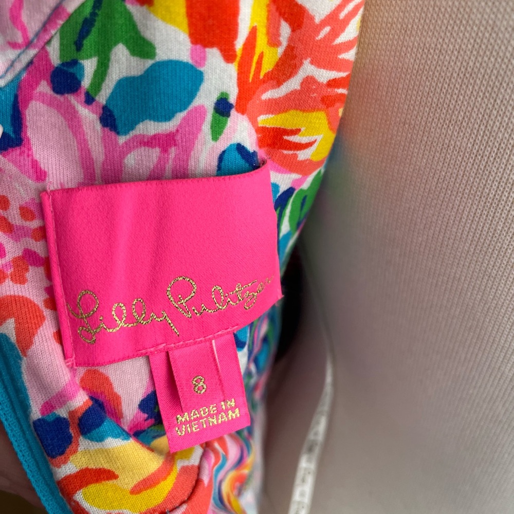 Lilly Pulitzer Vyra Maxi In Rose To the Occasion Dress size 8 EUC - Picture 6 of 8